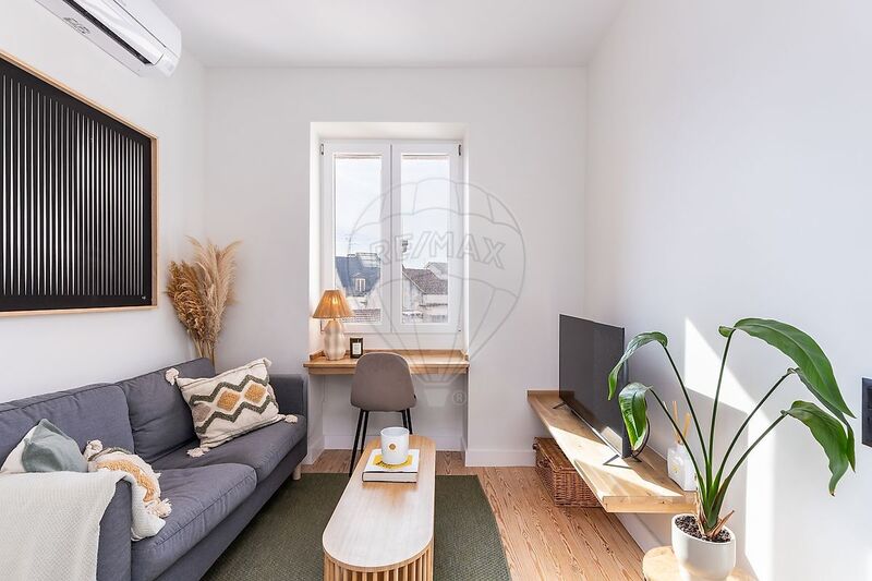 Apartment T1 Modern São Vicente de Fora Lisboa - air conditioning, equipped, furnished, garden