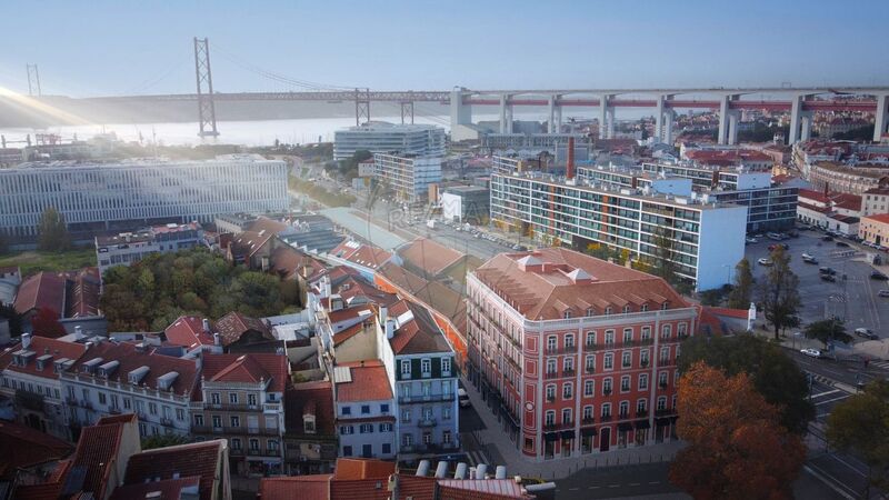 квартира T2 новые Estrela Lisboa - терраса
