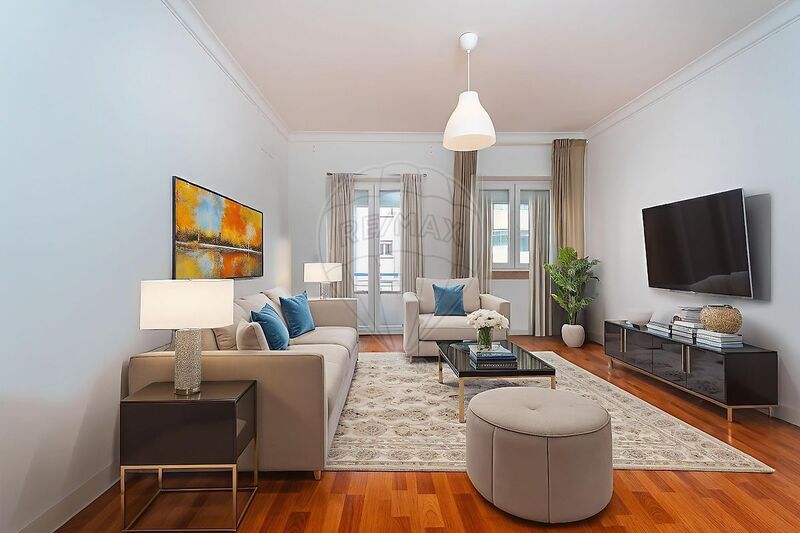 Apartment Refurbished in the center T3 Avenidas Novas Lisboa - garden, 2nd floor, ground-floor, great location, double glazing