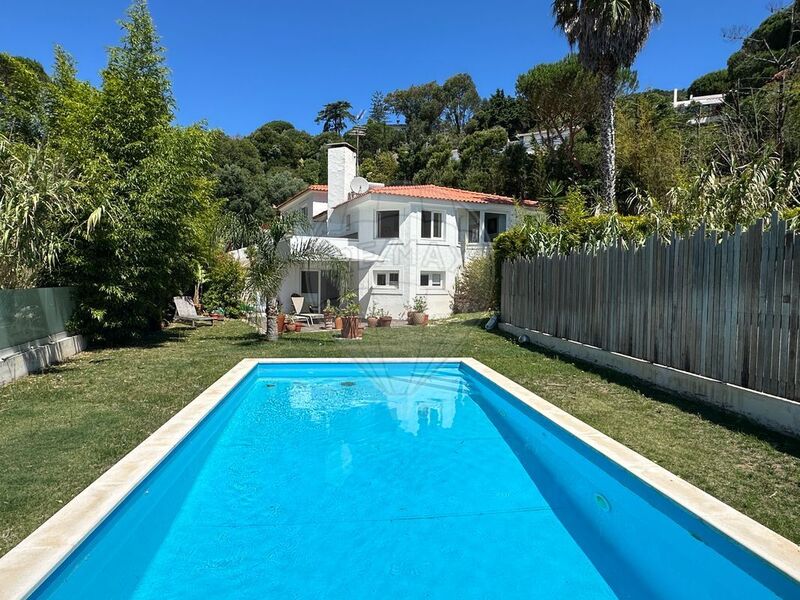 Moradia V5 Renovada Alcabideche Cascais - piso radiante, lareira, piscina, aquecimento central, jardins, terraços