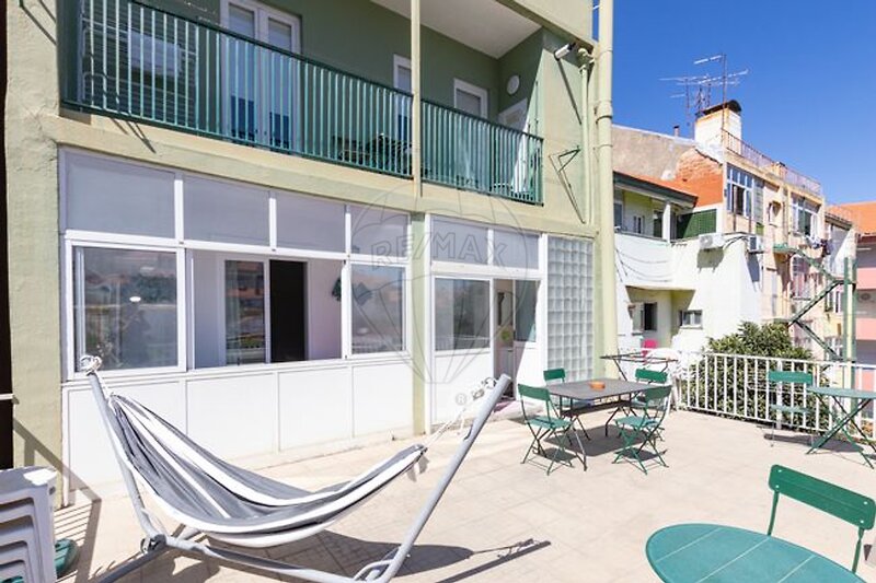Apartamento Renovado no centro T5 Penha de França Lisboa - terraço
