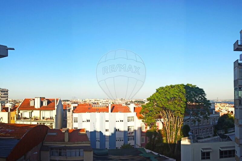 Apartamento T1 Campo de Ourique Lisboa - jardim, terraço, 4º andar