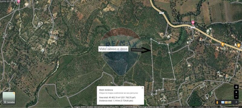 Terreno Rústico com 49400m2 Luz de Tavira à venda - electricidade, água