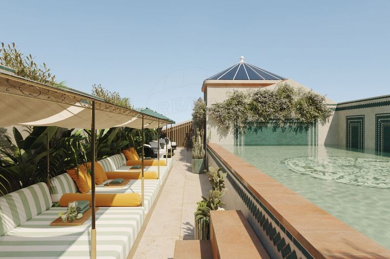 Apartamento de luxo T3 Santo António Lisboa - piscina, terraço, equipado