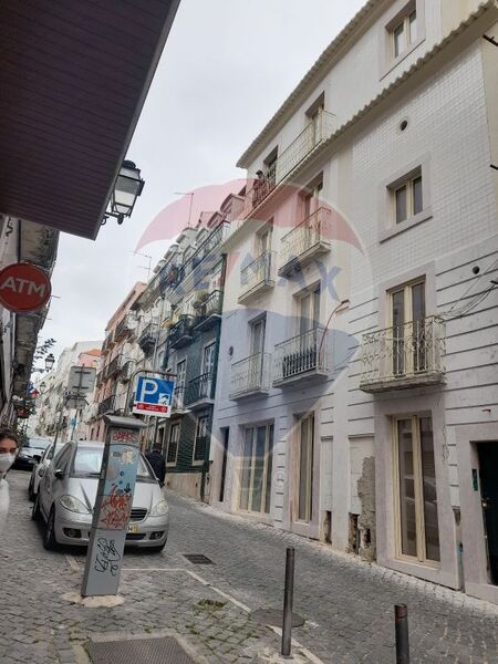 Apartamento Duplex em construção T0 à venda Misericórdia Lisboa - vidros duplos