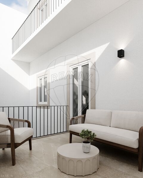 Apartamento T2 em construção Misericórdia Lisboa - muita luz natural, 1º andar, ar condicionado, varanda