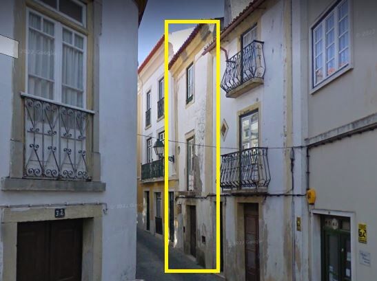 Prédio zona histórica Centro Histórico Abrantes - logradouro