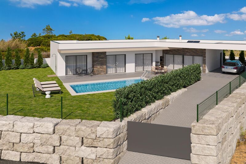 House Luxury 3 bedrooms Serra do Bouro Caldas da Rainha - swimming pool, garden, central heating, fireplace, automatic irrigation system, solar panels