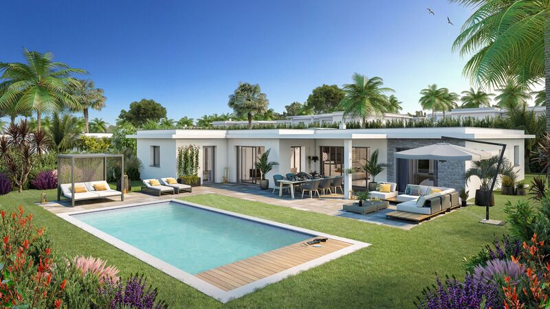 Moradia de luxo V3 Montenegro Faro - piscina, cozinha equipada, jardins, sauna