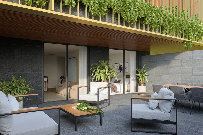 Apartamento T3 de luxo Canidelo Vila Nova de Gaia - jardins, terraço