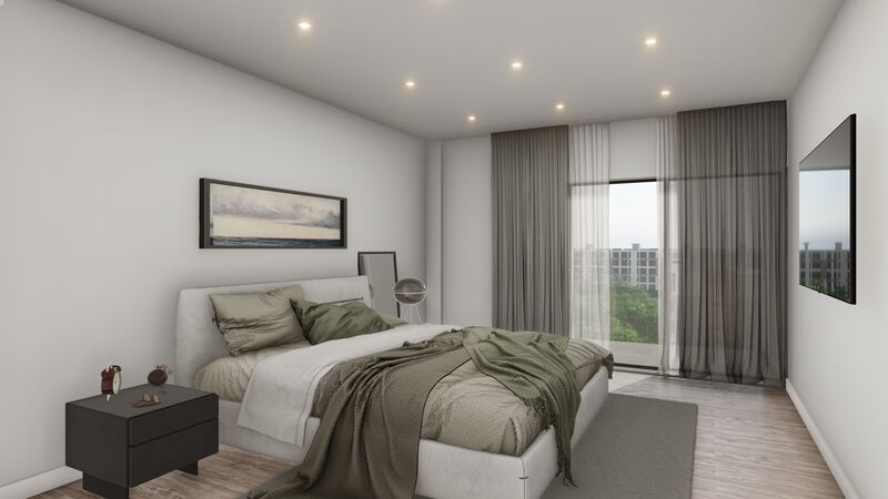 Apartamento T2 novo São Clemente Loulé - garagem, ar condicionado, jardins
