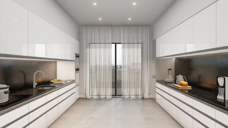 Apartamento T4 novo São Clemente Loulé - jardins, ar condicionado, garagem