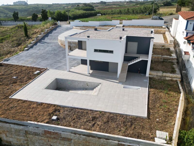 Moradia nova V3 Abelheira  Lourinhã - piscina, terraço, garagem, vista mar