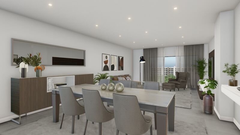 Apartamento T2 novo São Clemente Loulé - jardins, ar condicionado, garagem