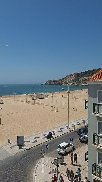 Apartment T2 Renovated Nazaré - balcony, terrace
