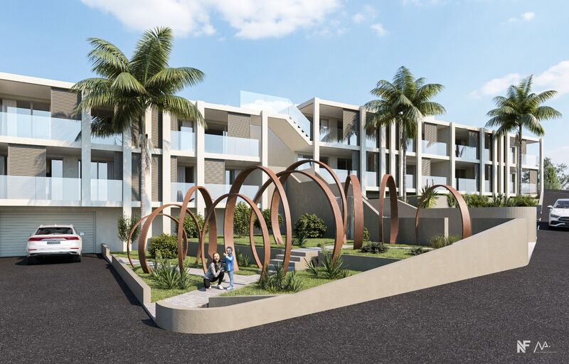 Apartamento novo T1 Barreiros São Martinho Funchal - varanda, piscina, vista mar