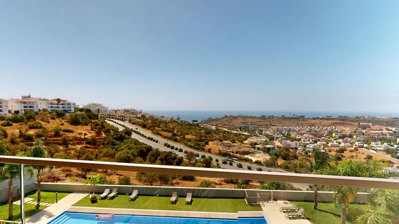апартаменты T2 Albufeira - гараж, закрытый кондоминиум, бассейн, барбекю, терраса, вид на море