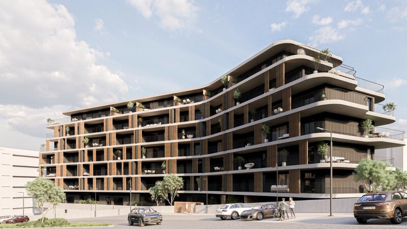 квартира T3 Lavandeira Oliveira do Douro Vila Nova de Gaia - сад, зеленые зоны, гараж, балконы,