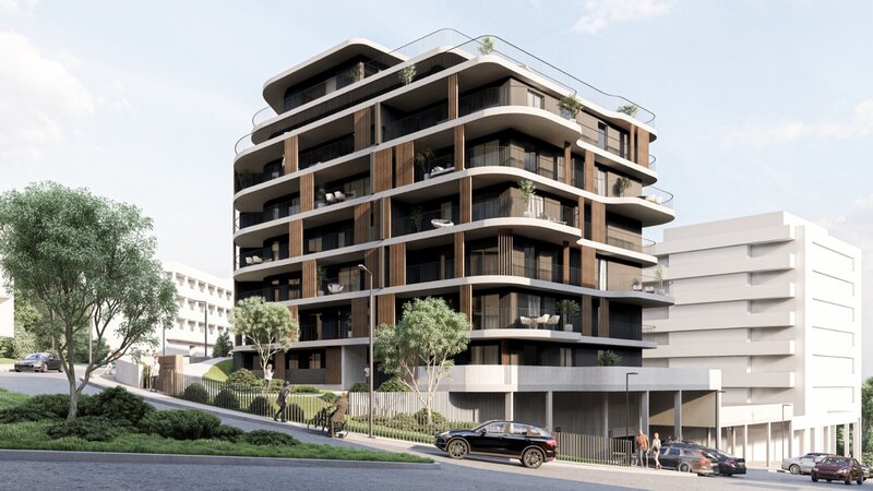 квартира T2 Lavandeira Oliveira do Douro Vila Nova de Gaia - , гараж, сад, балконы, зеленые зоны