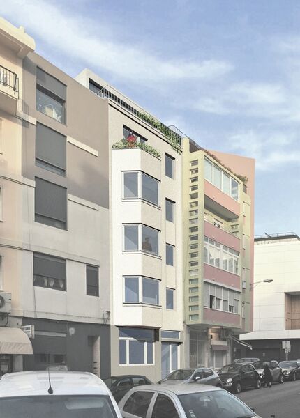 Prédio Centro Santo Condestável Lisboa - varandas, logradouro