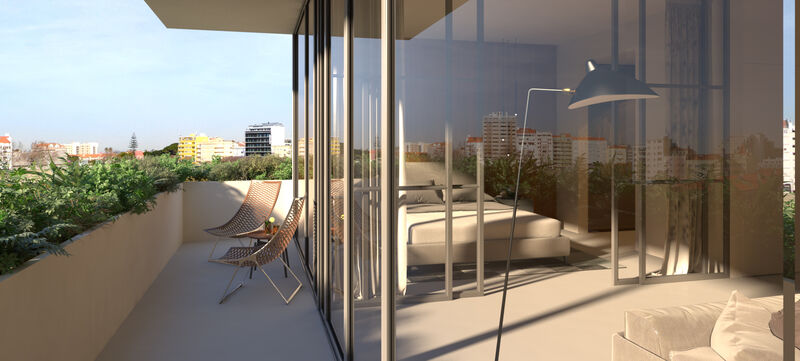 Apartamento T2+1 de luxo no centro Amoreiras Santa Isabel Lisboa - piscina, equipado, jardim, varandas, terraço