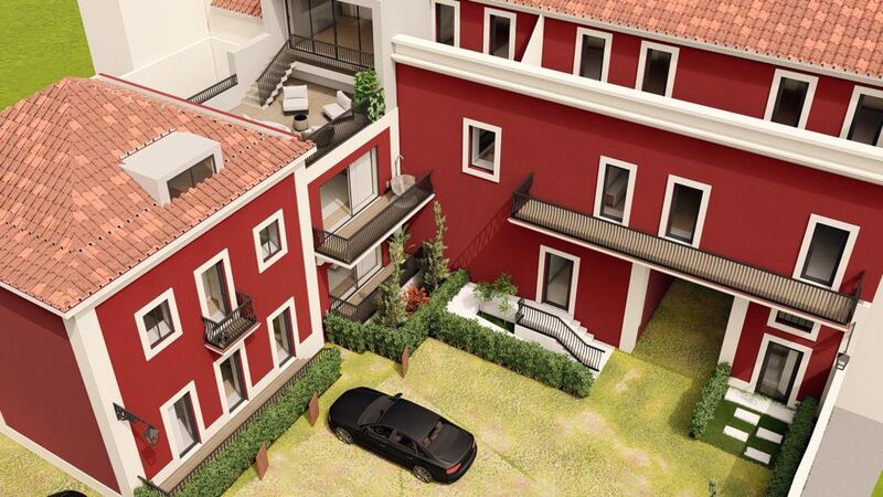 Apartment Duplex sea view 3 bedrooms Monte Estoril Cascais - green areas, terrace, balcony, sea view