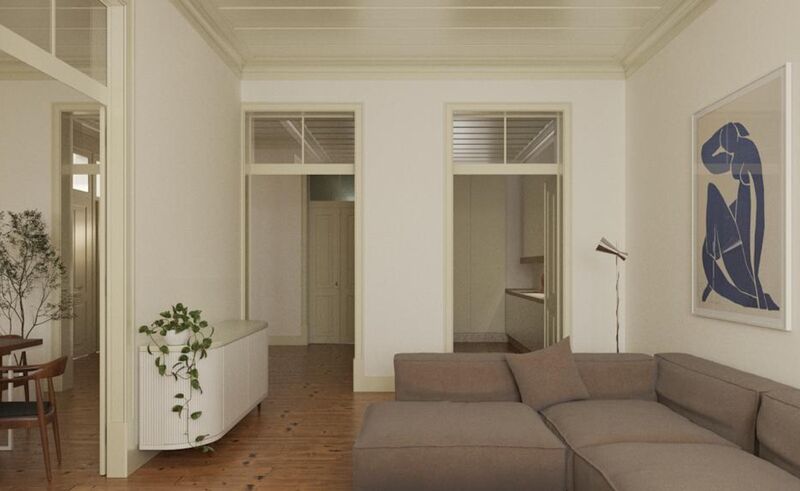 Apartment 3 bedrooms Renovated spacious São Bento Santos-o-Velho Lisboa - double glazing, equipped