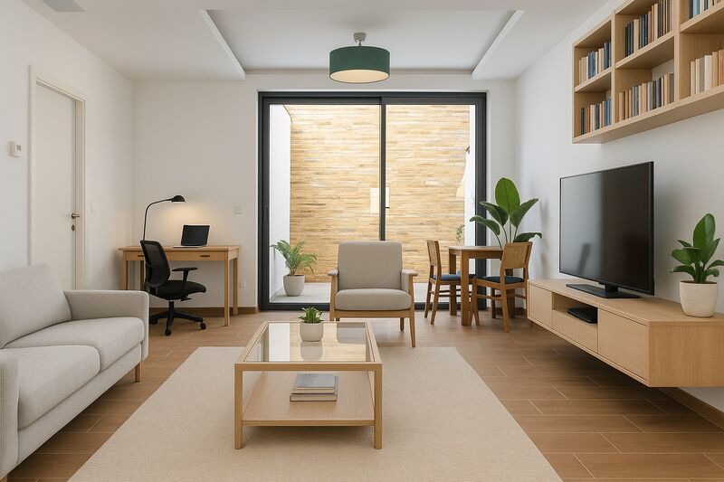 House Refurbished well located 3 bedrooms Belém  Santa Maria de Belém Lisboa - central heating, terrace, double glazing, air conditioning, gardens, solar panels