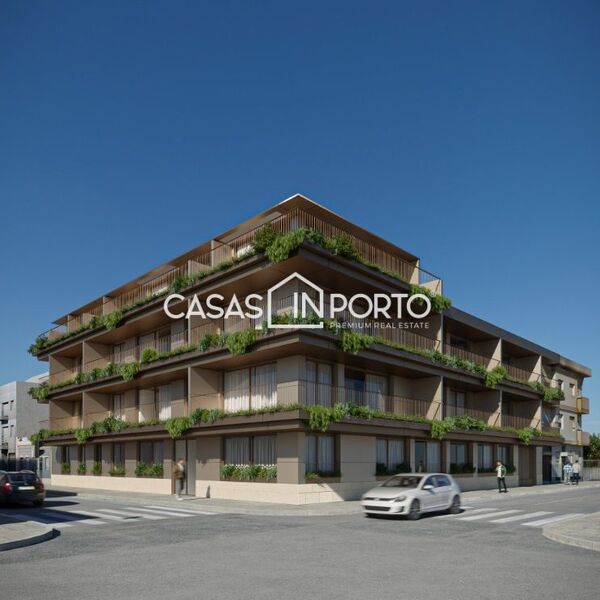 Apartment Luxury T1 Espinho - green areas, balcony, garage, terraces, kitchen, parking space, terrace, balconies
