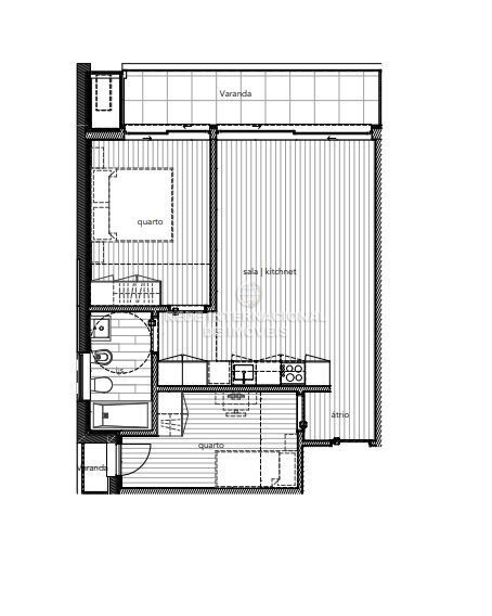Apartamento T2 Vila Nova de Gaia - ar condicionado, varandas, lugar de garagem, terraço