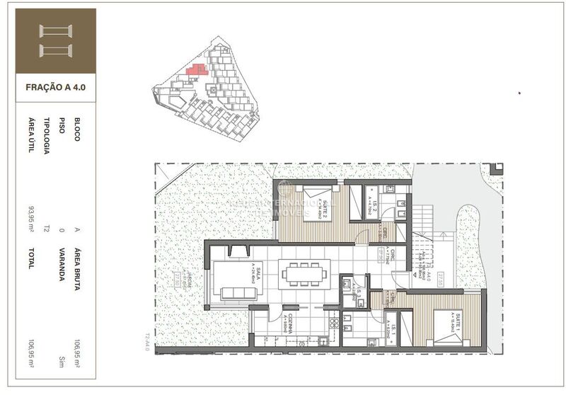 Apartment Modern T2 Quarteira Loulé - tennis court, swimming pool, terrace, air conditioning, sauna, terraces, equipped