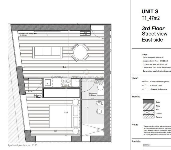 Apartamento novo no centro T1 Bonfim Porto - lugar de garagem, equipado, piscina, mobilado