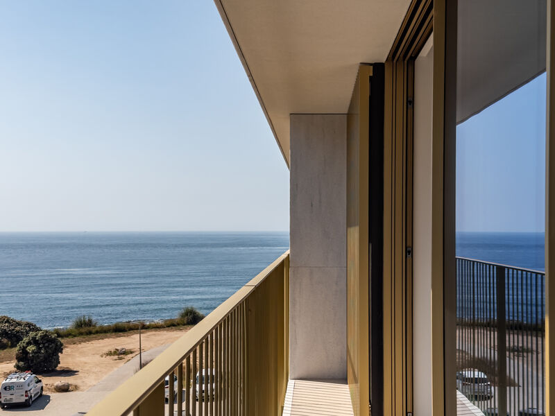 Apartamento T2 de luxo frente à praia Lavadores Canidelo Vila Nova de Gaia - vista mar, lugar de garagem