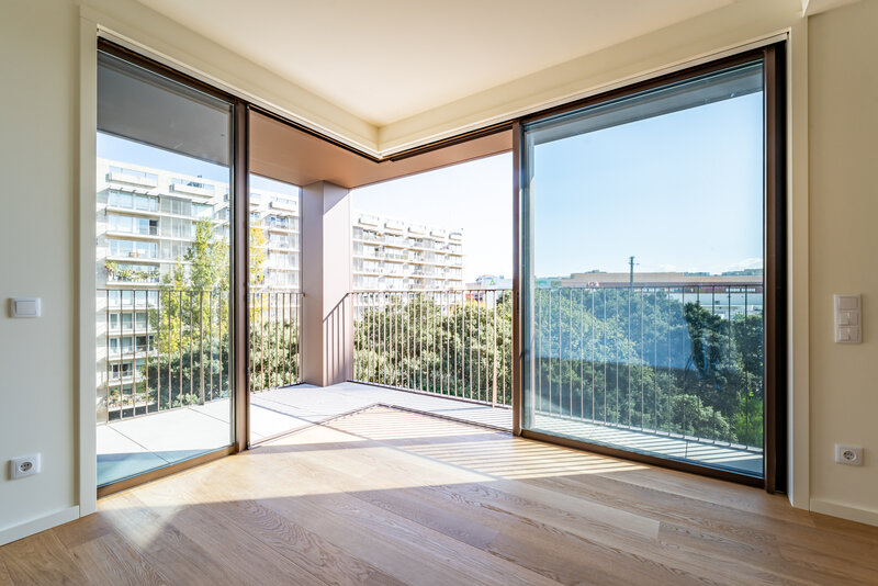 Apartamento T1 com varanda The Yard Next - Jardins da Arrábida