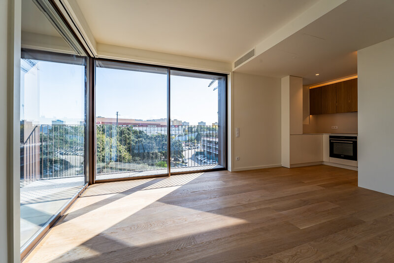 Apartamento T1 com varanda The Yard Next - Jardins da Arrábida