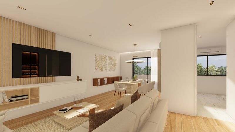 Apartamento T3 novo Espinho Guetim - terraços, vidros duplos, garagem, ar condicionado, varandas