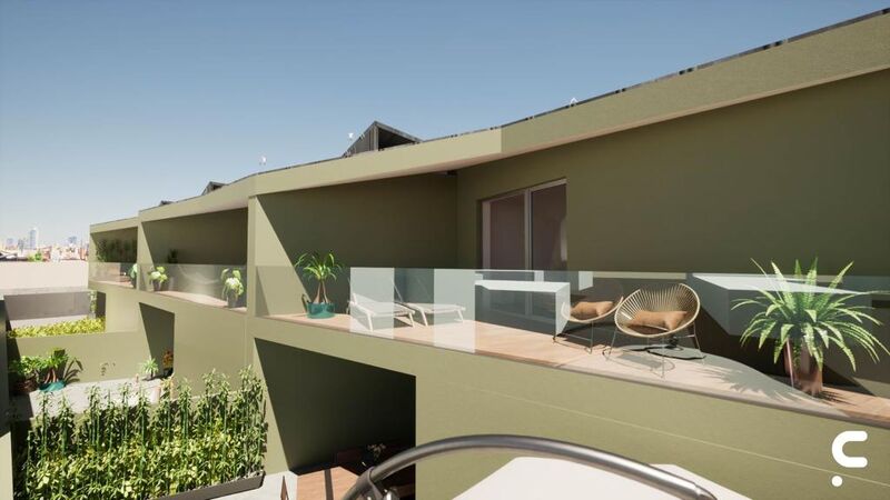 Moradia de luxo V4 Canidelo Vila Nova de Gaia - jardins, terraços, piso radiante, bbq, varandas, garagem, piscina, condomínio privado