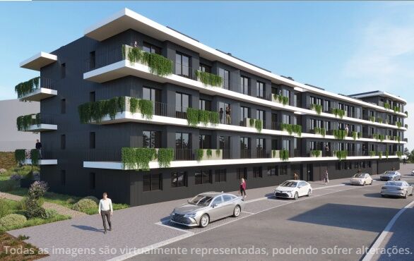 Apartment T1+1 Rio Tinto Gondomar - balcony, balconies, terraces, terrace, garage