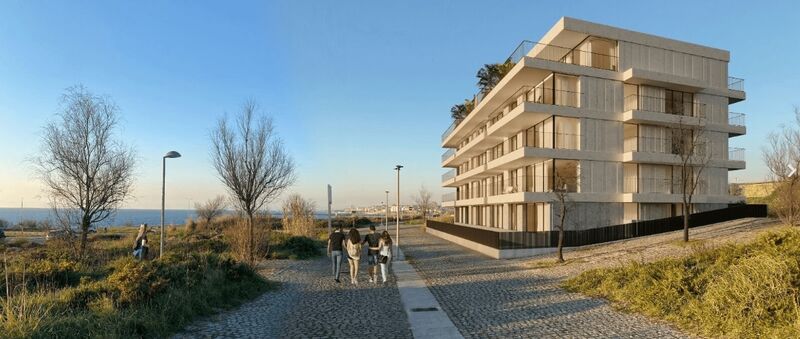 Apartment T2 Seca do Bacalhau Canidelo Vila Nova de Gaia - parking space, terrace, balconies, ground-floor, air conditioning, balcony, garage