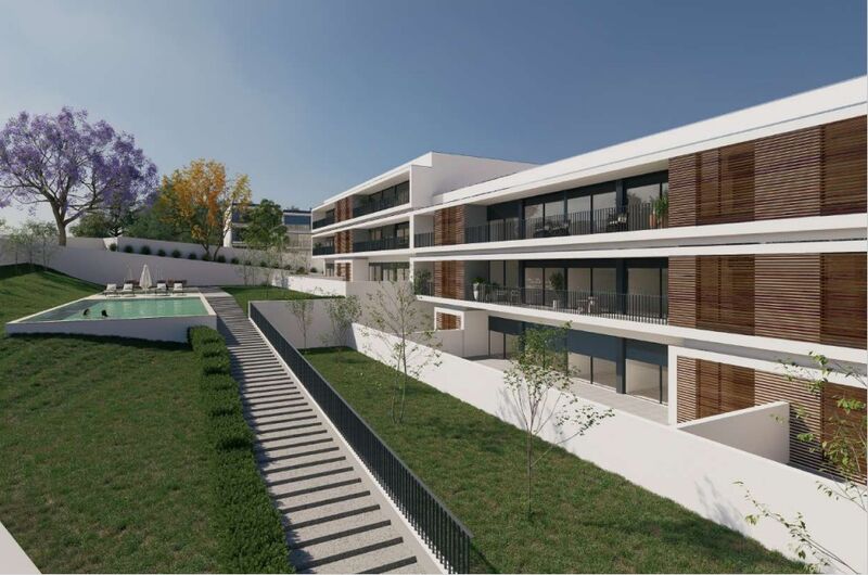 Apartamento T4 de luxo em construção Gondomar - jardins, terraços, condomínio fechado, ar condicionado, varandas, piscina, garagem