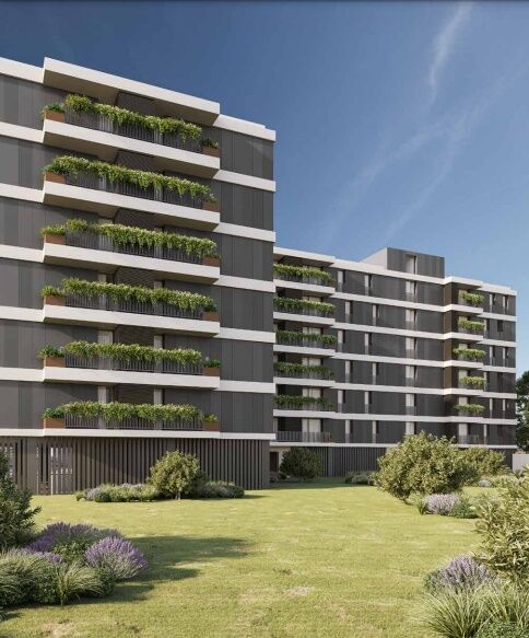 Apartamento T1+1 Paranhos Porto - varandas, garagem, ar condicionado, jardins, parque infantil, equipado