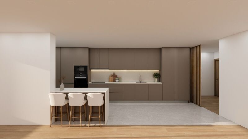 Apartment in the center T3 Vila Nova de Gaia - balcony, balconies, terraces, terrace, garage, 1st floor, equipped, air conditioning, double glazing