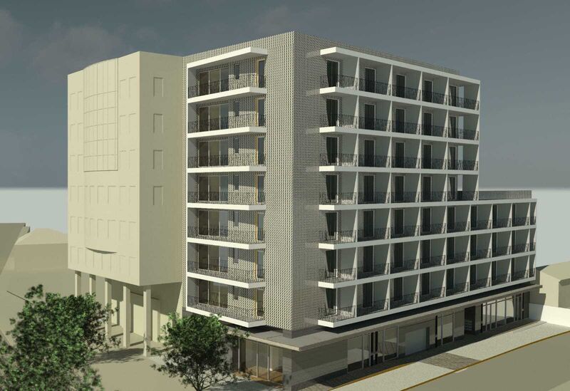 Apartamento T2 de luxo El Corte Ingles Mafamude Vila Nova de Gaia - varandas, vaga de garagem, garagem, alarme, ar condicionado