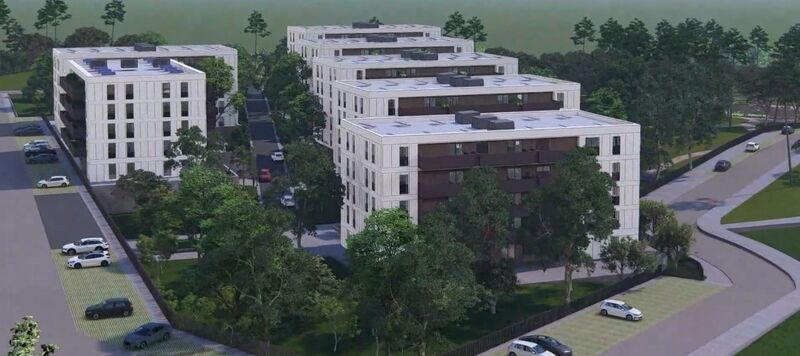 квартира T1 Vilar do Paraíso Vila Nova de Gaia - балкон, на пятом этаже, кондиционер