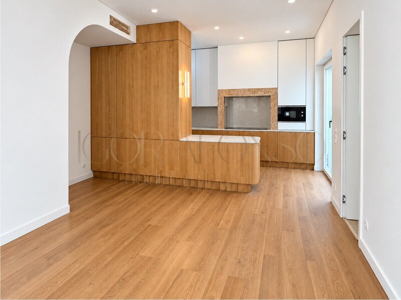 Apartamento T1 com 2 alpendre - Prédio com Arrecadação