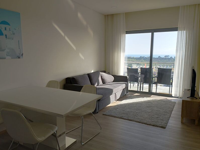 Apartment new 1 bedrooms Albufeira - furnished, swimming pool, balcony, garage, air conditioning, sea view