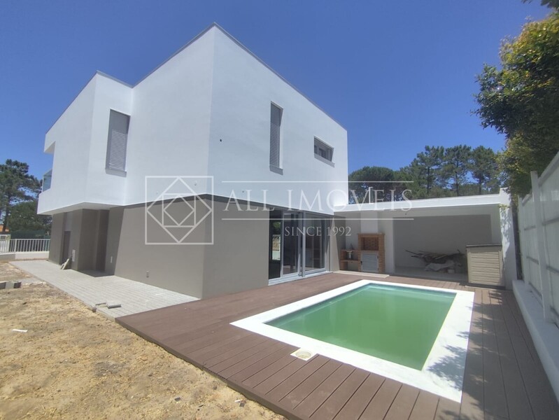 Moradia V3 Lagoa de Albufeira Castelo (Sesimbra) - terraço, painéis solares, piscina, cozinha equipada, ar condicionado, varanda