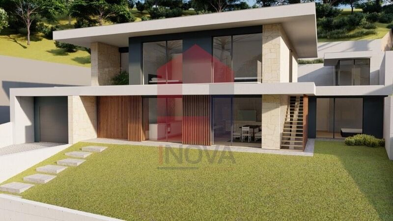 House V4 Modern Nevogilde Vila Verde - swimming pool, balconies, barbecue, air conditioning, balcony, garage