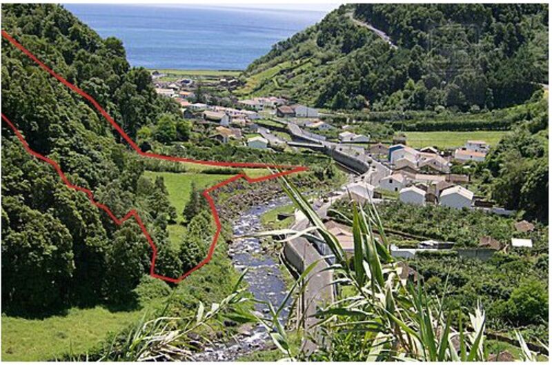 Terreno Rústico com 25605m2 Faial da Terra Povoação para vender - excelente vista