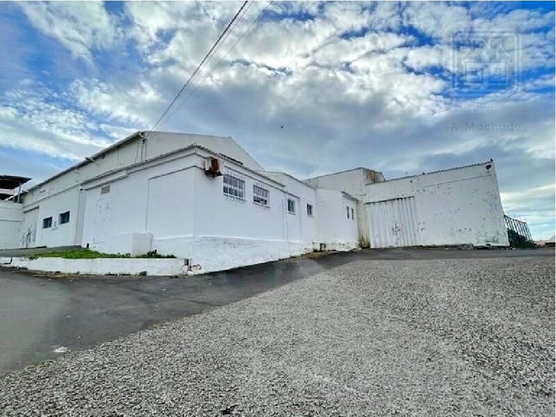 Armazém Industrial com 2206m2 Praia da Vitória (Santa Cruz) - arrumos
